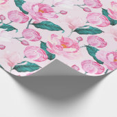 Floral patroon cadeaupapier (Hoek)