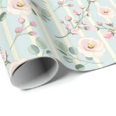  Floral patroon Cadeaupapier (Rol Hoek)