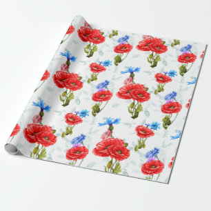 Floral patroon cadeaupapier