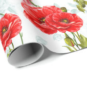 Floral patroon cadeaupapier (Rol Hoek)