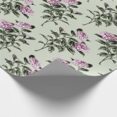 Floral patroon cadeaupapier (Hoek)