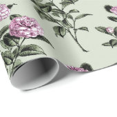 Floral patroon cadeaupapier (Rol Hoek)