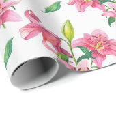 Floral patroon cadeaupapier (Rol Hoek)