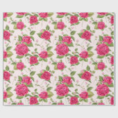 Floral patroon cadeaupapier (Vlak)