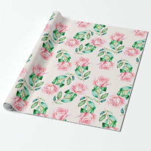 Floral patroon cadeaupapier