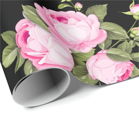Floral patroon cadeaupapier (Rol Hoek)