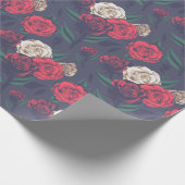 Floral patroon cadeaupapier (Hoek)
