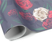 Floral patroon cadeaupapier (Rol Hoek)