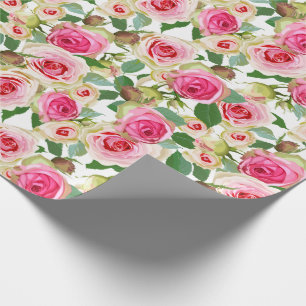 Floral patroon cadeaupapier