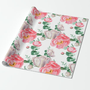 Floral patroon cadeaupapier