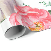 Floral patroon cadeaupapier (Rol Hoek)