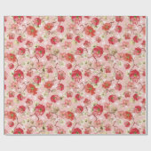  Floral patroon Cadeaupapier (Vlak)