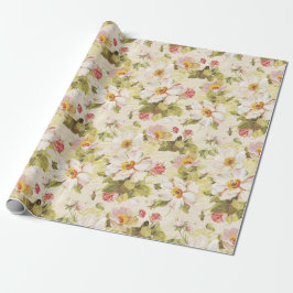 Floral patroon cadeaupapier
