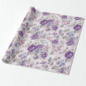  Floral patroon Cadeaupapier (Uitgerold)