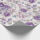  Floral patroon Cadeaupapier (Hoek)