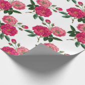 Floral patroon cadeaupapier (Hoek)