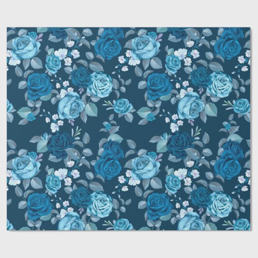 Floral patroon cadeaupapier (Vlak)