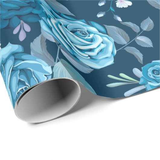 Floral patroon cadeaupapier (Rol Hoek)