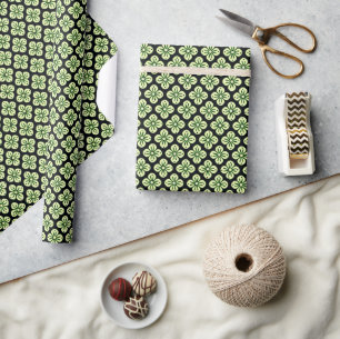 Floral patroon cadeaupapier
