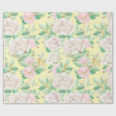 Floral patroon cadeaupapier (Vlak)