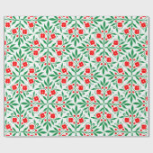 Floral patroon cadeaupapier (Vlak)