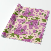 Floral patroon Cadeaupapier (Uitgerold)