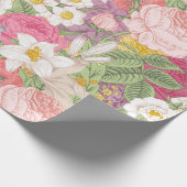  Floral patroon Cadeaupapier (Hoek)