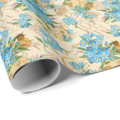 Floral patroon cadeaupapier (Rol Hoek)