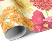 Floral patroon cadeaupapier (Rol Hoek)