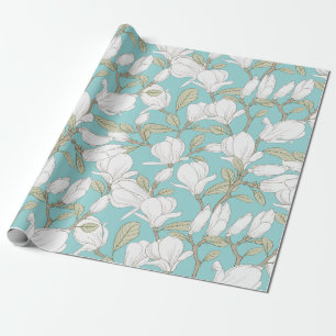 Floral patroon cadeaupapier