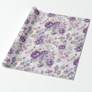 Floral patroon cadeaupapier