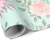 Floral patroon cadeaupapier (Rol Hoek)