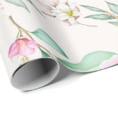 Floral patroon cadeaupapier (Rol Hoek)