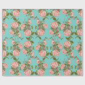 Floral patroon cadeaupapier (Vlak)