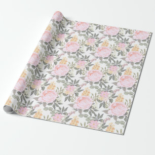 Floral patroon Cadeaupapier