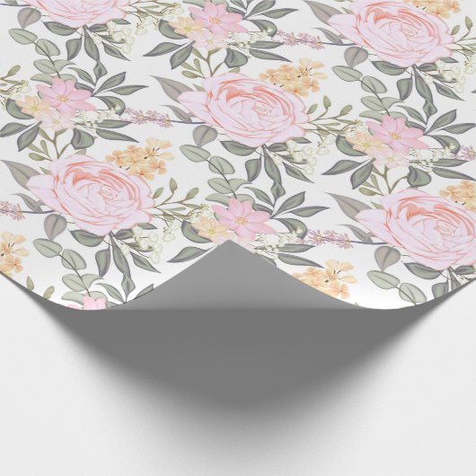 Floral patroon Cadeaupapier (Hoek)