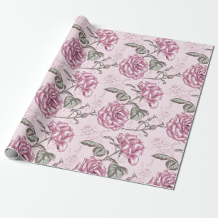  Floral patroon Cadeaupapier