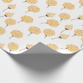 Floral patroon cadeaupapier (Hoek)