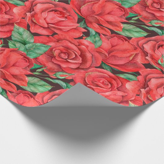 Floral patroon Cadeaupapier (Hoek)