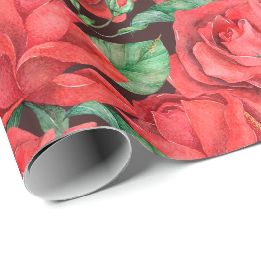 Floral patroon Cadeaupapier (Rol Hoek)
