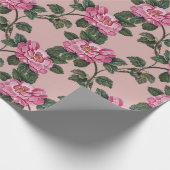 Floral patroon cadeaupapier (Hoek)