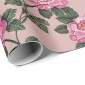 Floral patroon cadeaupapier (Rol Hoek)
