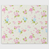  Floral patroon Cadeaupapier (Vlak)