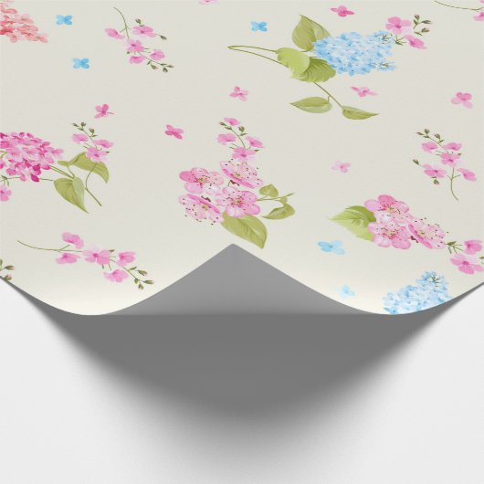  Floral patroon Cadeaupapier (Hoek)