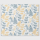 Floral patroon cadeaupapier (Vlak)