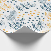 Floral patroon cadeaupapier (Hoek)