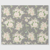Floral patroon cadeaupapier (Vlak)