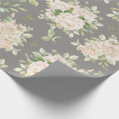 Floral patroon cadeaupapier (Hoek)