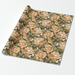 Floral patroon cadeaupapier
