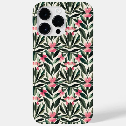 Floral patroon Case-Mate iPhone case (Achterkant)